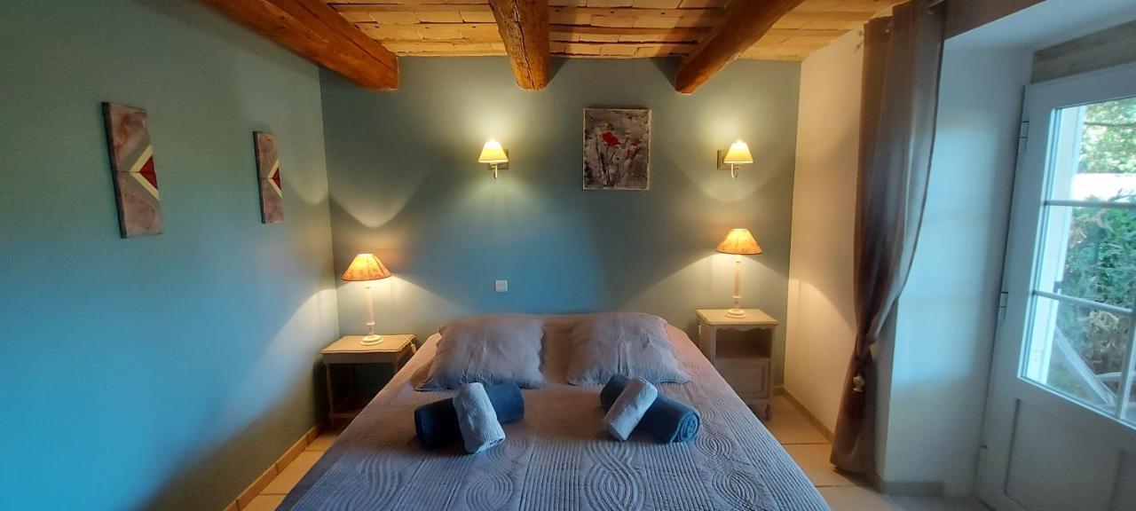 Chambre Malon Mas Bel Esperance Saint-Andre-d'Olerargues エクステリア 写真